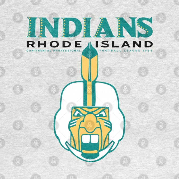 Defunct Rhode Island Indians Continental Football League 1965 by LocalZonly